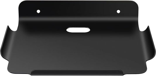 8" Floating Shelves, Metal Wall Shelf for Wall Storage, for Smart Home, Speakers, Internet Router, Security Camera, for Bedroom, Bathroom, and Living Room (Black)-NeatNest