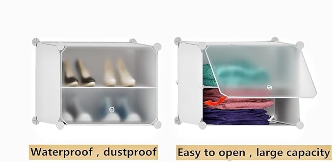 Shoe Storage,48 Pairs Shoe Rack Organizer for Closet Shoe Cabinet with Door Shoe Shelves for Closet,Entryway,Hallway,Bedroom-NeatNest
