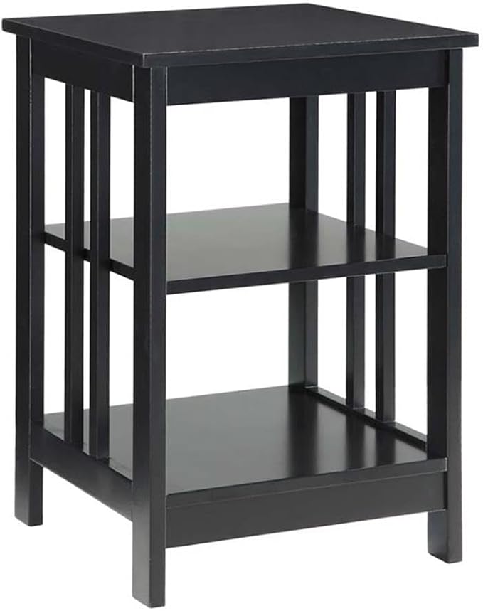 Convenience Concepts Mission End Table, Black-NeatNest