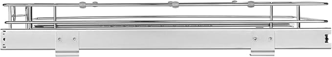 VEVOR 12.5"Wx21"Dx3.5"H Pull Out Cabinet Organizer, Heavy Duty Slide Out Pantry Shelves, Chrome-Plated Steel Roll Out Drawer, Drawer Storage for Home Under Sink, 14"Wx22"Dx7"H Install Size for Cabinet-NeatNest