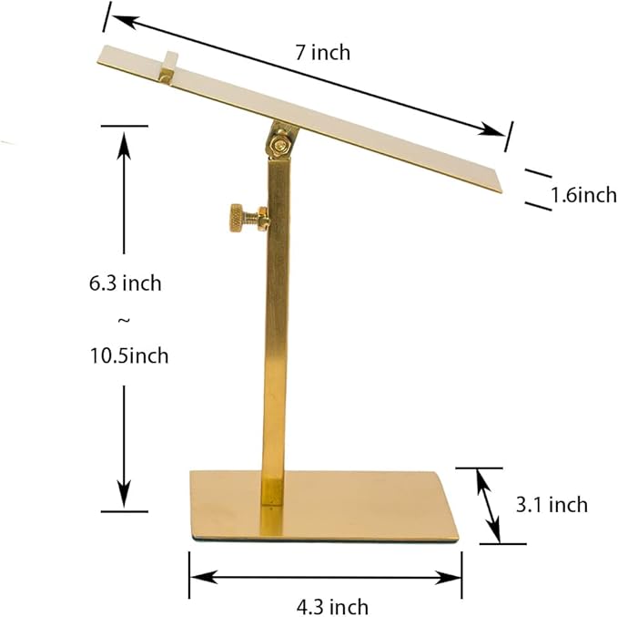 Shoe Display Stand Golden, Risers Stand Countertop Adjustable Shoe Rack Retail Supplies Stainless Steel Shoe Display, 2 Sets of Shoe Rack (Style2, Golden)-NeatNest
