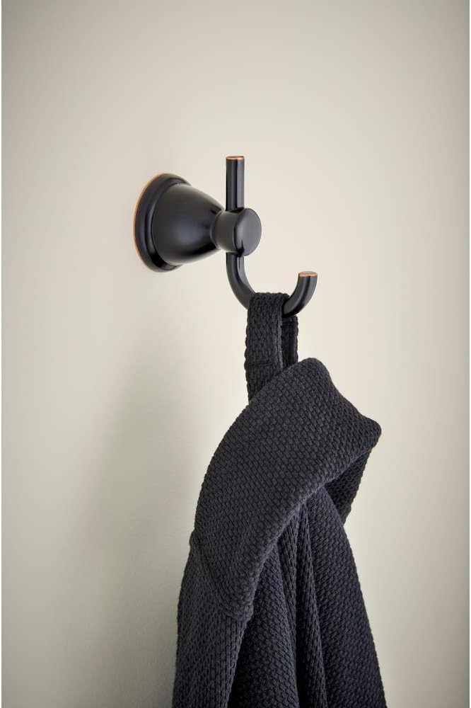 Franklin Brass Kinla Towel Hook, Oil Rubbed Bronze, Bathroom Accessories, KIN35-ORB-1 (Pack of 2)
