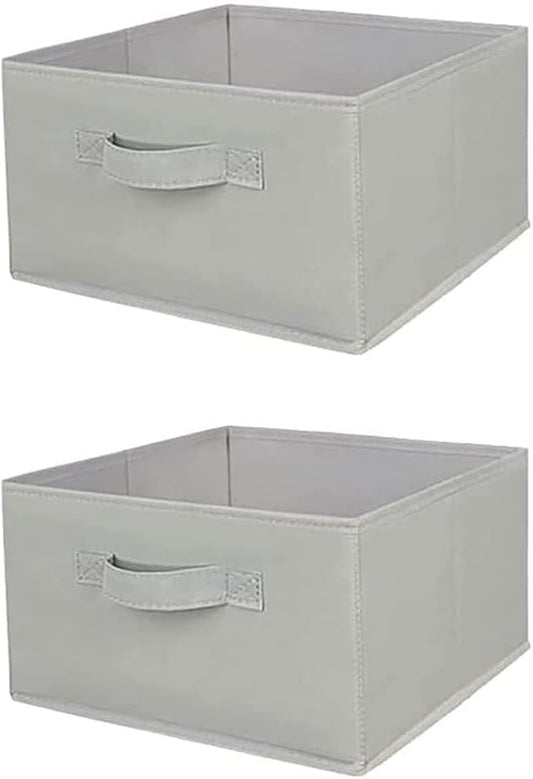 Hanging Shelf Closet Storage Organizer Removable Drawers ，Hanging Storage Organizer Hanging Sweater 2 Sock Underwear Drawers for Closet, Bedroom, Light Grey-NeatNest