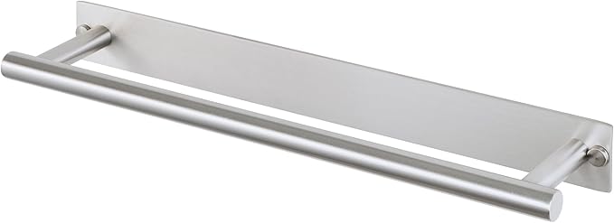 Alise Bath Towel Bars, 16 Inch Towel Hanger Towel Racks for Bathroom, SUS304 Stainless Steel Hand Towel Holder, Wall Mount with Self-Adhesive or Drilling, Nickel