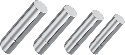 JQK Wall Hooks Chrome, 304 Stainless Steel Coat Hooks Wall Mounted for Robe Hat Clothes Hanger Towels, Polished Chrome, 4 Pack, RH120-CH-P4