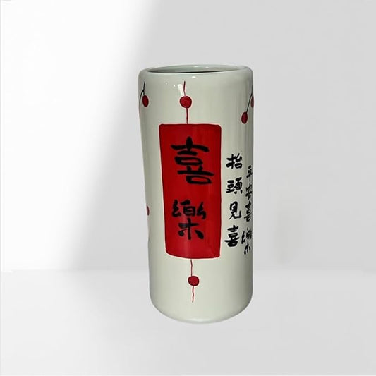 Ceramic Umbrella Stand Umbrella Holder for Entryway Hand-Made Umbrella Stand Barrels Umbrella Holder Cane Floor Standing Vase Ceramic Storage Bucket for Home Office Entrance Indoor.(Joy)-NeatNest