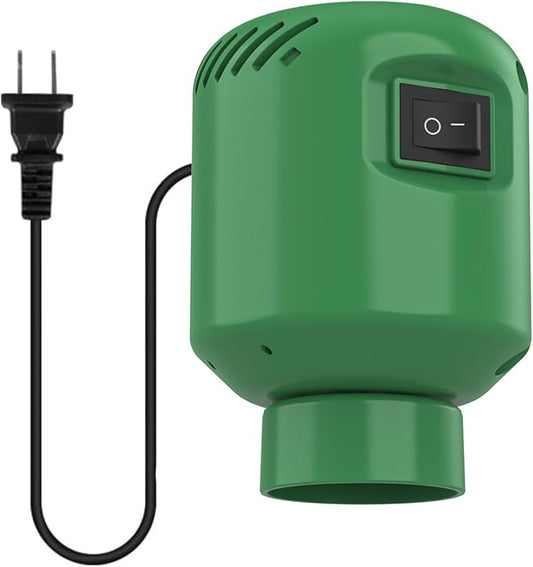 Electric Vacuum Pump for Storage Bags - 55W Fast Compression, Universal for Bags Under 1.5'', Auto Voltage 100V-240V, Portable Space Saver for Travel/Home, Green-NeatNest