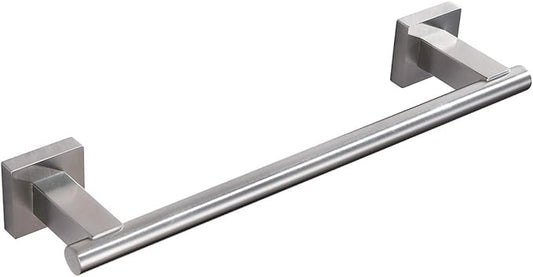 Miyili 12-Inch Bathroom Towel Bar SUS 304 Stainless Steel Hand Towel Rack Holdle Wall Mount Brushed Finish, A02N30A
