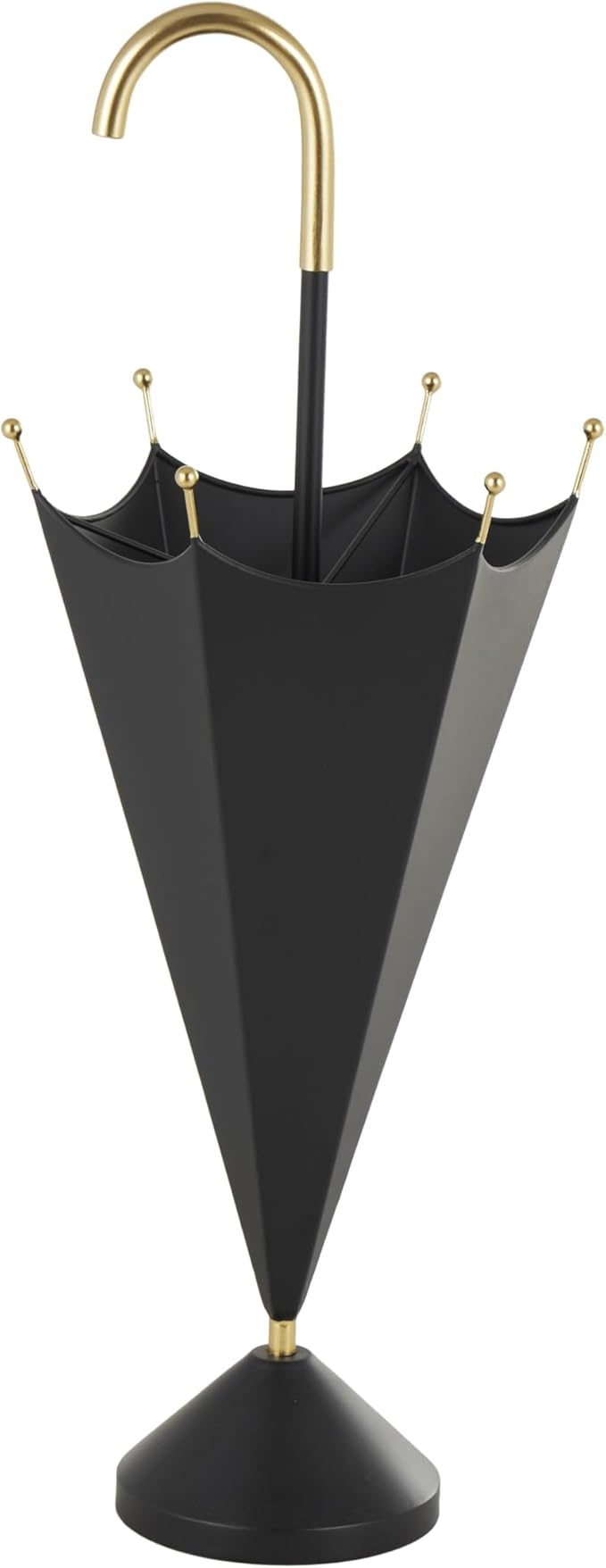 Deco 79 Umbrella Stand, 11" x 10" x 28", Black-NeatNest