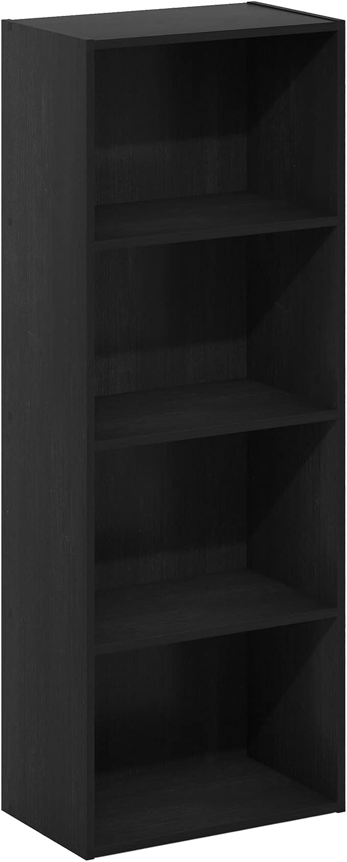 Furinno Luder Bookcase / Book / Storage, 4-Tier, Blackwood-NeatNest