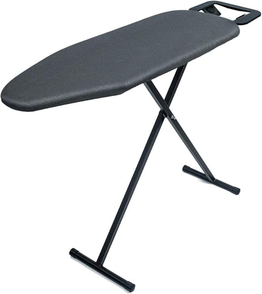 Duwee 12"x36" Ironing Board with Heat Resistant Cover and Thicken Felt Pad, Folding Adjustable Height Compact Ironing Board,Light Weight,Easy to Storage,Black