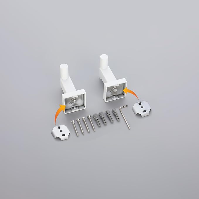 GERZWY Bathroom Hooks, Towel Robe/Coat Clothes Hook Stainless Steel Hanger Wall Hooks Heavy Duty for Bath Wall Mounted 2 Pack, White