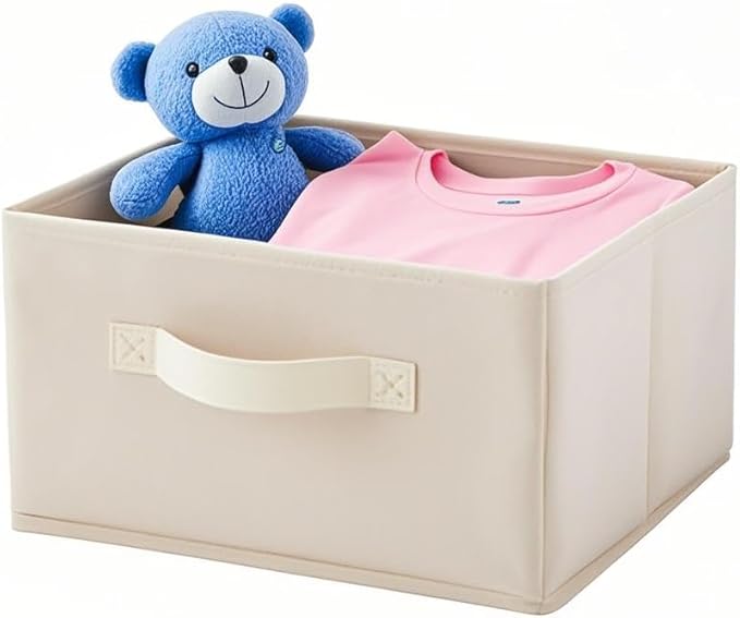 Hanging Shelf Closet Storage Organizer Removable Drawers ，Hanging Storage Organizer Hanging Sweater 2 Sock Underwear Drawers for Closet, Bedroom, Beige-NeatNest