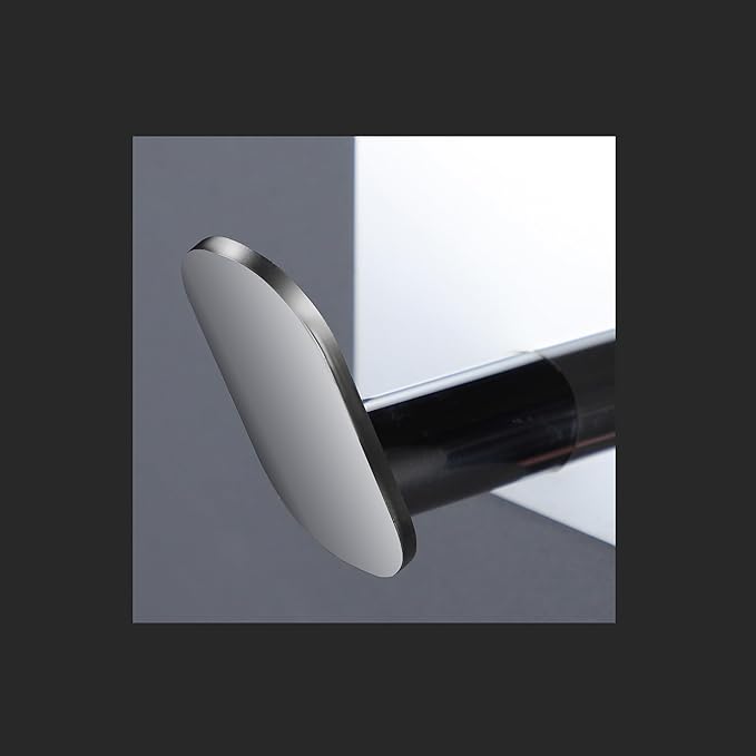 DELITON Towel Hooks for Bathrooms - 4 Pack Wall Hooks for Hanging Heavy Duty Adhesive Command Hooks for Coat Robe, Waterproof Shower Hooks Stainless Steel Mirror, Silver-NeatNest