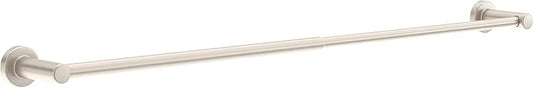 Franklin Brass Wake (1-Pack) Telescoping 15-1/2" – 29" Adjustable Towel Holder Satin Nickel Wall Mounted Towel Bar Expandable Towel Rack for Bathroom Bathroom Accessories WAK27-BN
