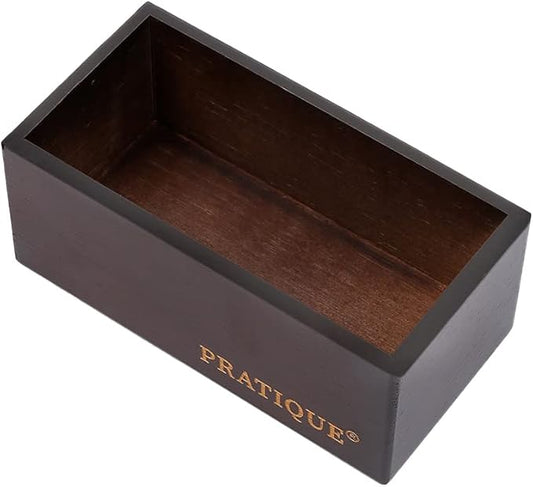 Bamboo Drawer Organizer - Kitchen Utensil Organizer Silverware Tray Cutlery Holder，Office Desk Supplies and Accessories,5.9 * 3 * 2.6,Nut-brown-NeatNest