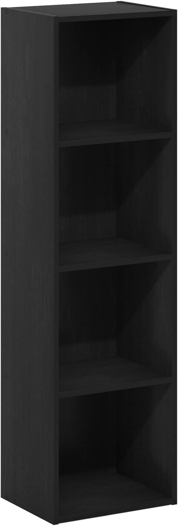 Furinno Luder Bookcase / Book / Storage, 4-Tier Cube, Blackwood-NeatNest