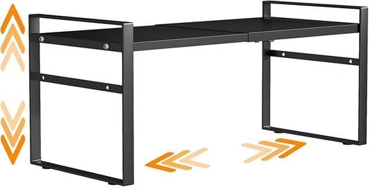 Expandable Cabinet Shelf Organizer Riser for Kitchen Pantry Cupboard Under Sink Countertop,kitchen cabinet shelf-NeatNest