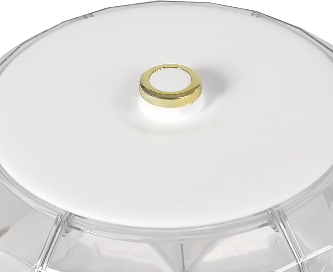 6-In-1Grain Dispenser, Rice & Grain Storage Container, Rotatable Sealed Grain Food Storage, One-Button Pressing Storage Bucket for Grains Snacks Candy Coffee Beans Dog Food Dispenser-NeatNest
