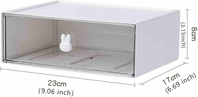 Cupboard Organizers,Kitchen Storage Accessories,Kitchen Storage Box for Tea Bags,Coffee,etc.Storage Rack for Kitchen/Bathroom/Dressing/Office,etc.(white-1drs)-NeatNest