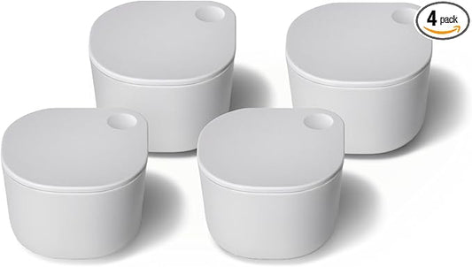 Caraway 4pc Dot Inserts - Dash Ramekins w/Lid - Easy to Store, Non Toxic - Perfect for Sauces, Garnish, & Small Snack or Sides-NeatNest