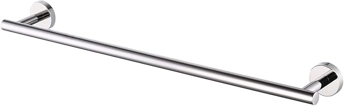 KES 21.3 Inches Towel Bar for Bathroom Kitchen Hand Towel Holder Dish Cloths Hanger SUS304 Stainless Steel RUSTPROOF Wall Mount Polished Steel, Total Length 23.6 Inch, A2000S60