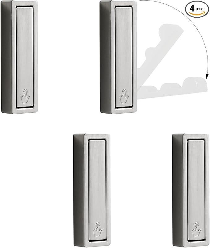 4PCS Folding Coat Hook, Heavy Duty Wall Hooks Made of Zinc Alloy with Fixing Accessories, Foldable Wall Hooks for Hanging Clothes, Keys, Towels (Silver)-NeatNest