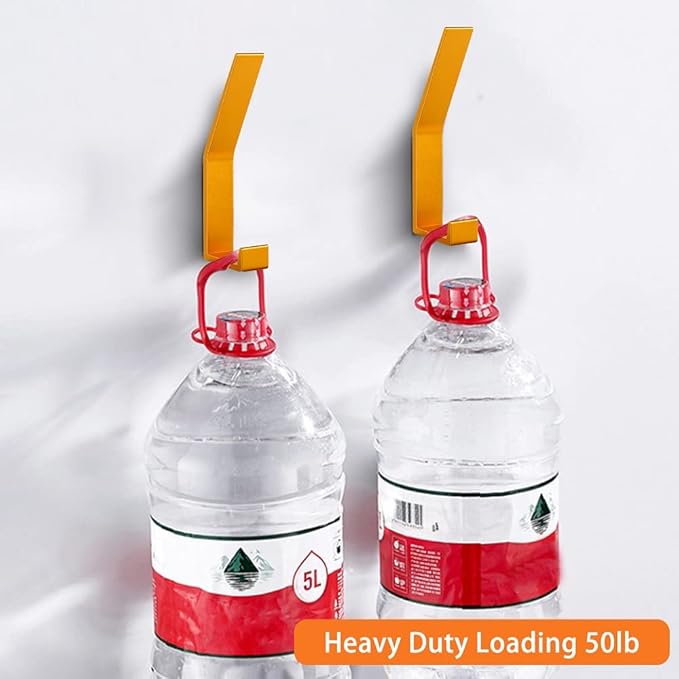 Coat Rack Hooks Wall Mounted, Gold 4Packs, Bath Towel Rope Hooks for Kitchen, Door, Cabinet, Bathroom, Foyers, Hallways, and Bedrooms-NeatNest