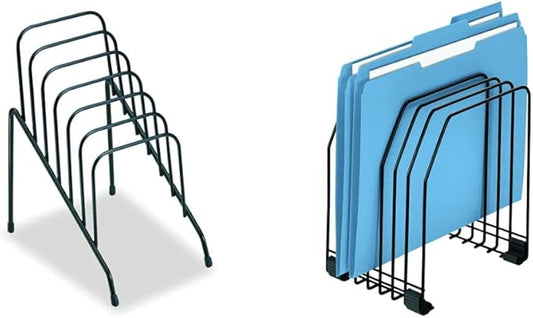 Fellowes Step File Junior Wire Organizer Rack (72613) and Workstation File Organizer (68112)