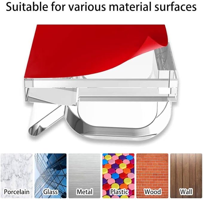 100 Pcs Cable Clips, Adhesive Cable Organizer Cord Holder Wire Clip Wire Management Self Adhesive Hooks Wire Holder for Office, Home(Transparent, 100PCS)-NeatNest