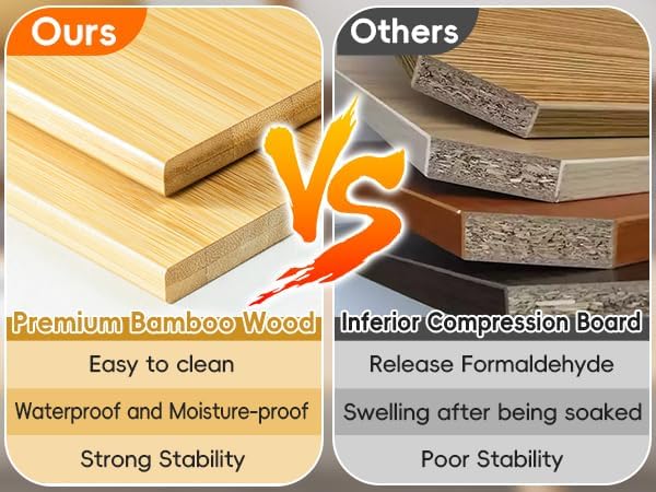 Cup Organizer for Stanley 40 oz Cup, Rotating Tumbler Holder, Water Bottle Organizer and Storage for Kitchen Countertop Wood