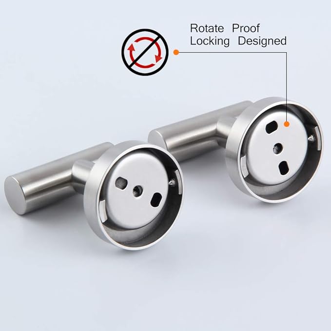 Brushed Stainless Steel Towel Coat Hooks Bathroom Clothes Garage Hotel Cabinet Closet Sponges Robe Hook Wall Mounted Round Kitchen Heavy Duty Bath Door Hanger 2 Pack-NeatNest