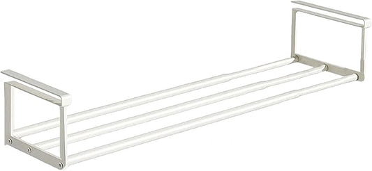 Expandable Shoe Rack Organizer - Adjustable Shoe Rack & Under Cabinet Shelf - for Shoe or Clothing Storage and Organization, Under Shelf Storage (White,1 Pcs)-NeatNest