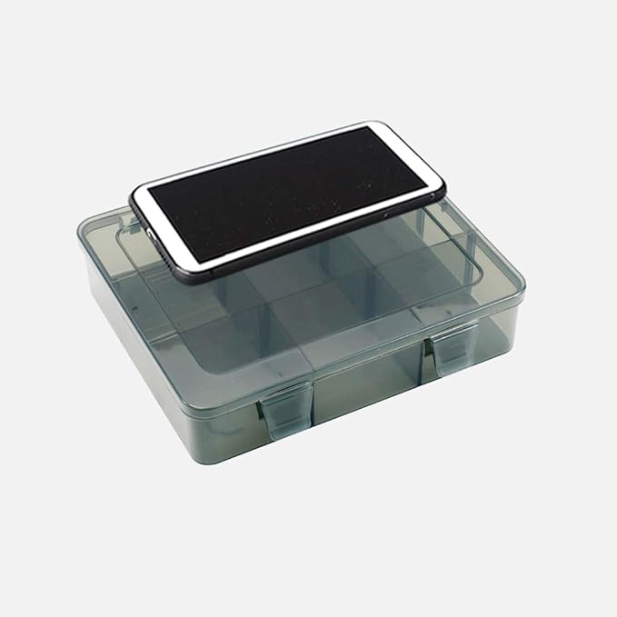9 Grids Art Craft Supply Organizer Storage Containers, Compartment Storage Box with Removable Dividers for Jewelry, Beads, Buttons, Small Parts-NeatNest
