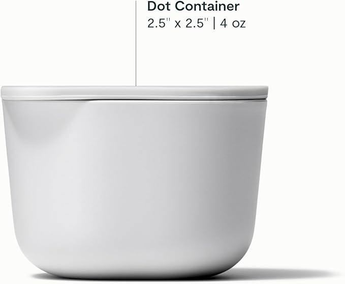 Caraway 4pc Dot Inserts - Dash Ramekins w/Lid - Easy to Store, Non Toxic - Perfect for Sauces, Garnish, & Small Snack or Sides-NeatNest