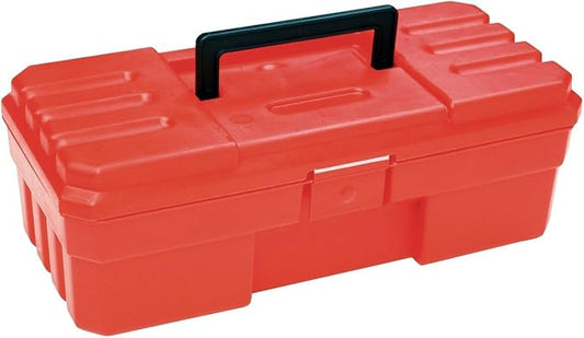 Akro-Mils 12-Inch ProBox Plastic Toolbox for Tools, Hobby or Craft Storage Toolbox, Model 09912, (12-Inch x 5-1/2-Inch x 4-Inch), Red-NeatNest
