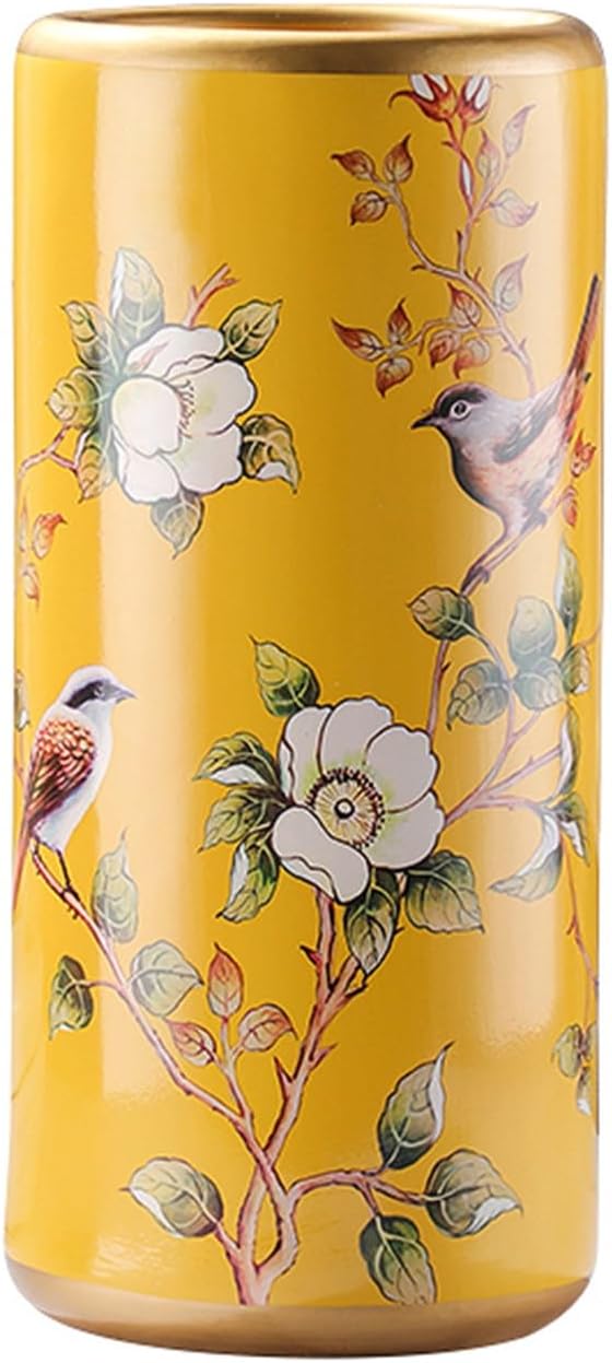 Ceramic Umbrella Stand Umbrella Holder for Entryway Hand-Made Umbrella Stand Barrels Umbrella Holder Cane Floor Standing Vase Ceramic Storage Bucket for Home Office Entrance Indoor.(A)-NeatNest