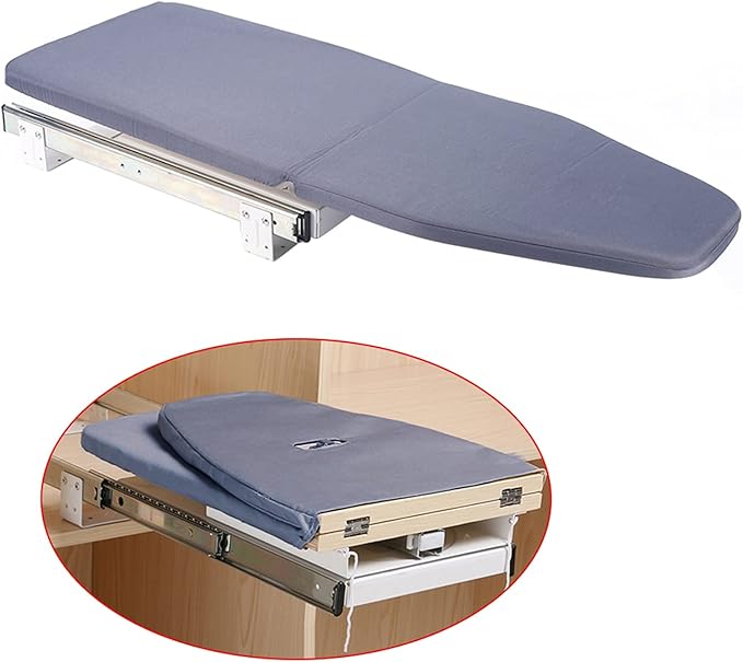 Wall Mounted Ironing Board, Foldable Ironing Board, 180¡ã Swivel Sturdy Ironing Station for Home, Apartment & Small Spaces (Style 5)