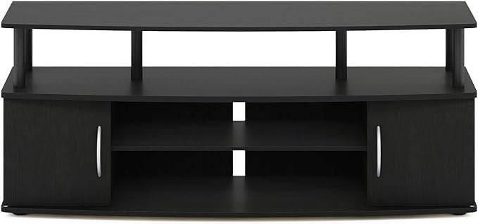 Furinno JAYA Large Entertainment Stand for TV Up to 55 Inch, Blackwood-NeatNest