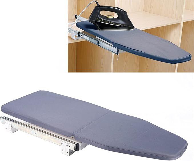 Wall Mounted Ironing Board, Foldable Ironing Board, 180¡ã Swivel Sturdy Ironing Station for Home, Apartment & Small Spaces (Style 5)