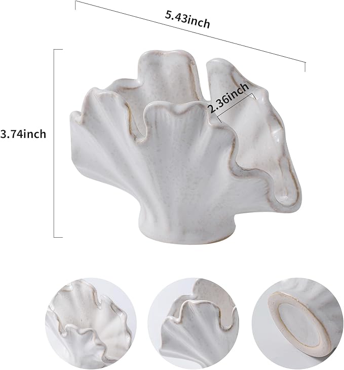 Ceramic Sponge Holder,Sponge Holder for Kitchen Sink,Compact Sink Caddy Organizer-Scouring Pad and Dish Sponge Holders,Farmhouse Kitchens Decor Cute Kitchen Gadgets Accessories(White)-NeatNest