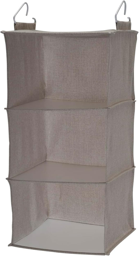 Household Essentials 3 Shelf Hanging Closet Organizer-NeatNest