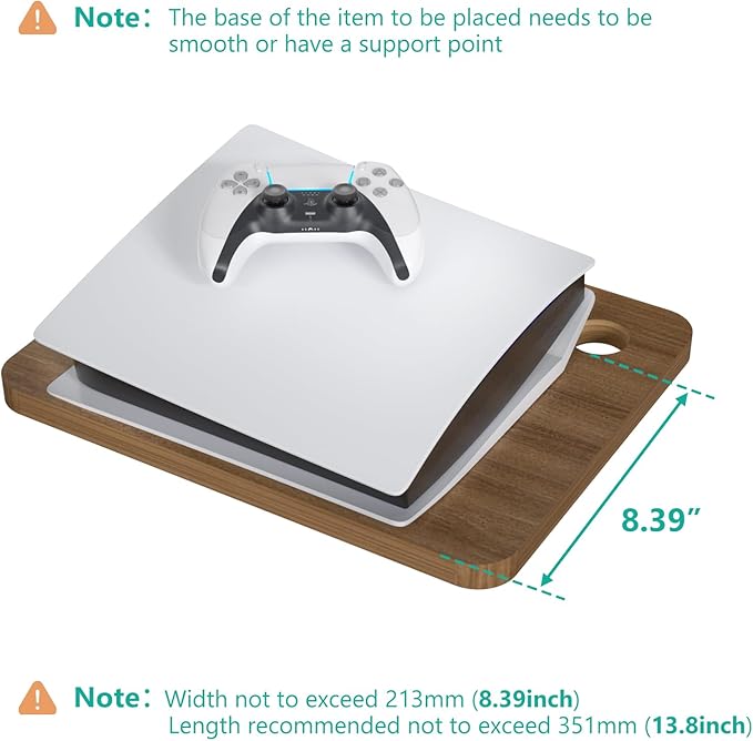 WALI Floating TV Shelves for Wall, Projector Shelf Holds Up to 22lbs, Wooden Wall Mounted Shelves for DVD Players, Cable Boxes,Game Consoles, Living Room Decor Accessories (CS303N), 3 Shelf, Wood
