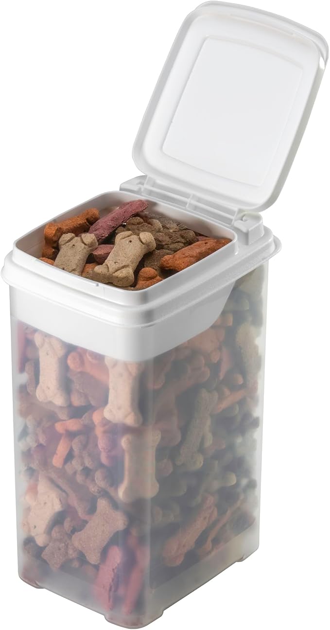 Buddeez Pet Food Storage Solution (Set of 3) - 32QT, 4QT & 2QT BPA-Free Containers with Scoop & Pour Spout for Dry Food, Treats, Chews, Made in USA-NeatNest