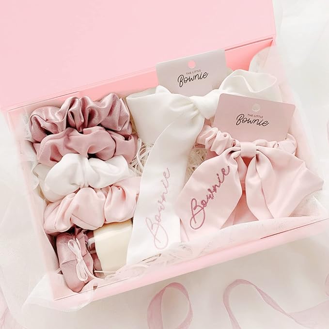 Aimyoo Pink Collapsible Gift Box with Magnetic Closure Lids 10.5x7x3 in, Bridesmaid Groomsman Proposal Boxes, Rectangle Storage Box 3 Pack-NeatNest