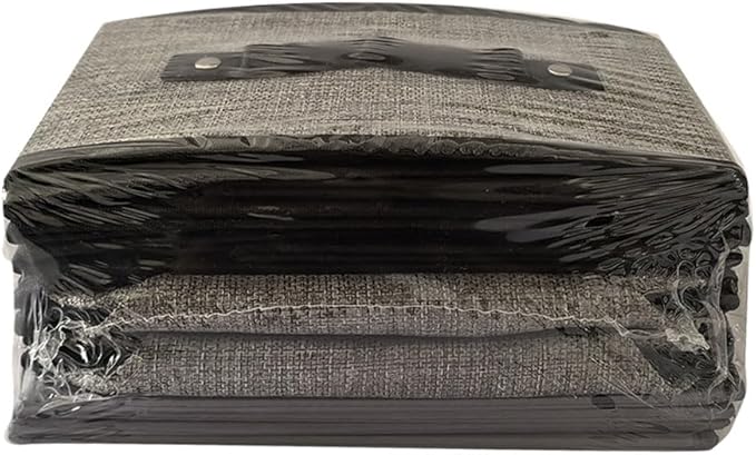 Foldable Clothes Boxes, Closet Bin with Handles, Fabric Storage Baskets for Drawers, Bins for Organizing Shelves, 13 × 9.1 × 5.5 inch, 4 Pack, Gray-NeatNest