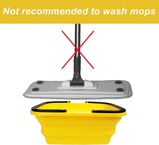 Collapsible Compact Bucket with Handle 10L(2.6 Gallon) Portable Water Bucket,Outdoor Multiuse Foldable Water Pail for Car Window Cleaning, Camping, Washing Dishes, Picnic, Fishing-NeatNest