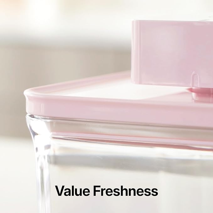 Premium Airtight Food Storage Containers ROSE Rectangular 1.06qt 2P/SET, Patented Double Silicone Lining, 100% Leak Proof, BPA-FREE