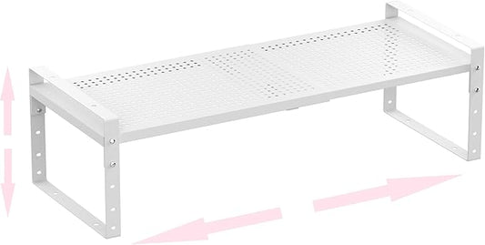 Multi-Functional Metal Shoe Rack, Space-Saving, Perfect for Entryway, Closet, Bathroom, etc. - Sturdy and Durable, High Weight Capacity(1PACK/White/Medium)-NeatNest