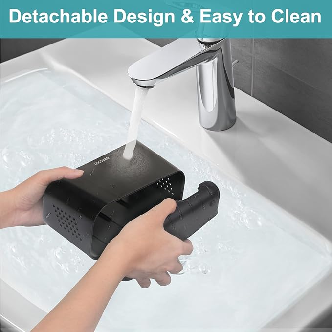 Boperzi Toothbrush Holders for Bathrooms Organizers and Storage, Large Tooth Brush Holders with Drainage, Anti-Slip Electric Toothbrush and Toothpaste Holders Caddy for Shower Kids Family, Black-NeatNest